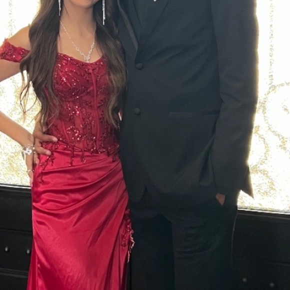 Corset Prom Dress - Picture 4 of 5